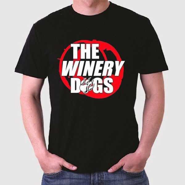 

the winery dogs supergroup logo men's black t-shirt size s to 3xl, White;black
