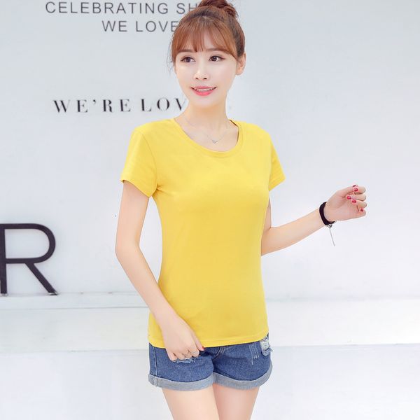 

women's t-shirt mrmt brand summer t shirt pure short-sleeved for female tight-fitting cotton bottom 1si3, White