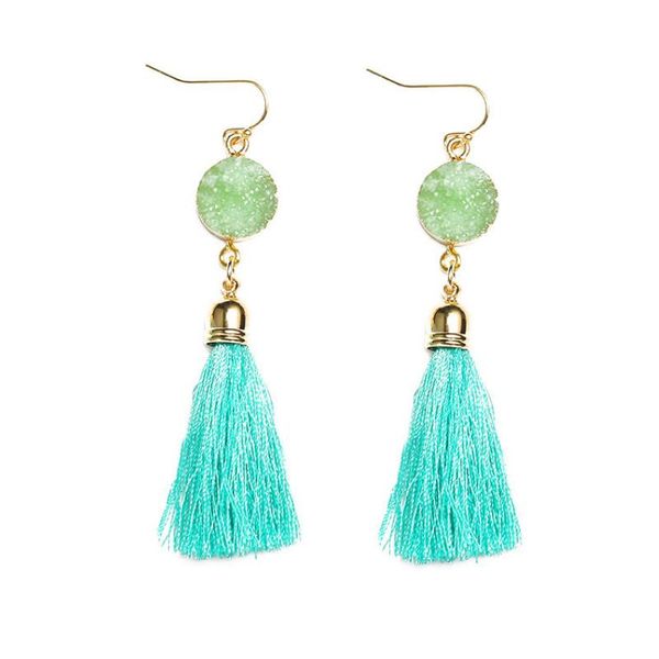 

dangle & chandelier fashion trendy temperament tassel earrings for women 2021, Silver