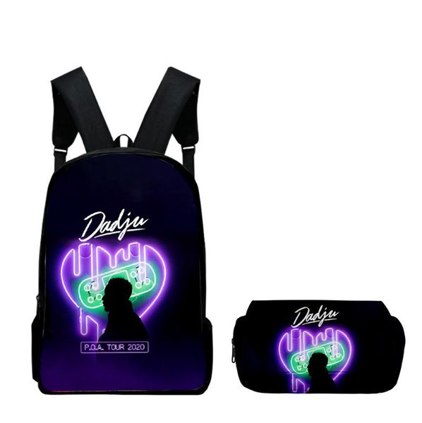 

backpack dadju primary and middle school students 2pcs/set boys girls pencil case children kids