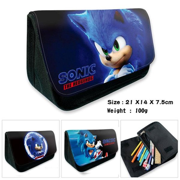 

cosmetic bags & cases cute cartoon blue animal pencil case makeup zipper pouch cosplay stationery bag school pen gifts