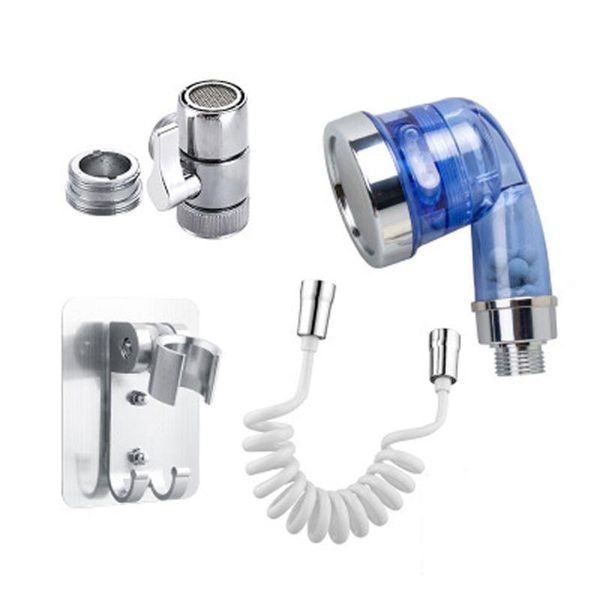 

bathroom shower sets wash face basin water tap external faucet flexible nozzle handheld sprinkler kit home accessory