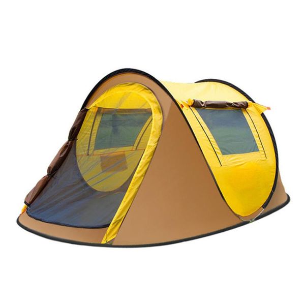 

tents and shelters portable outdoor tent automatic quick opening uv protection beach camping waterproof large space family party throw