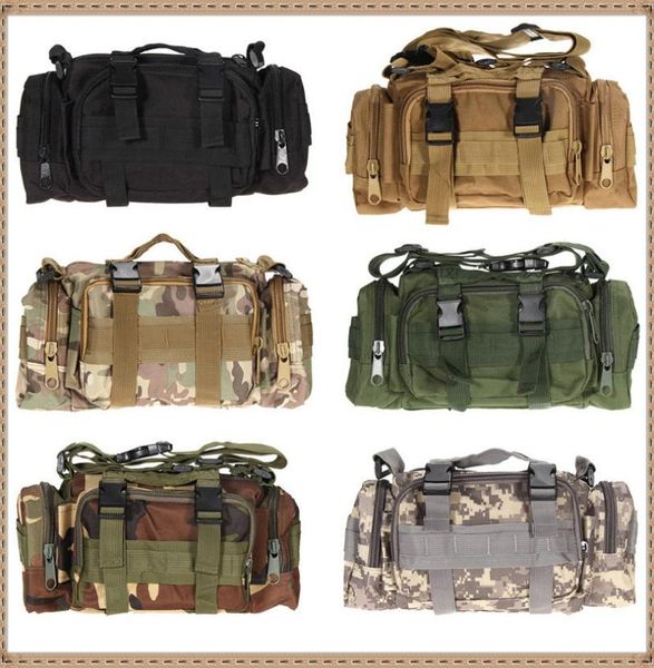 

waist bags outdoor military tactical backpack pack bag waterproof nylon camping hiking pouch 3p chest