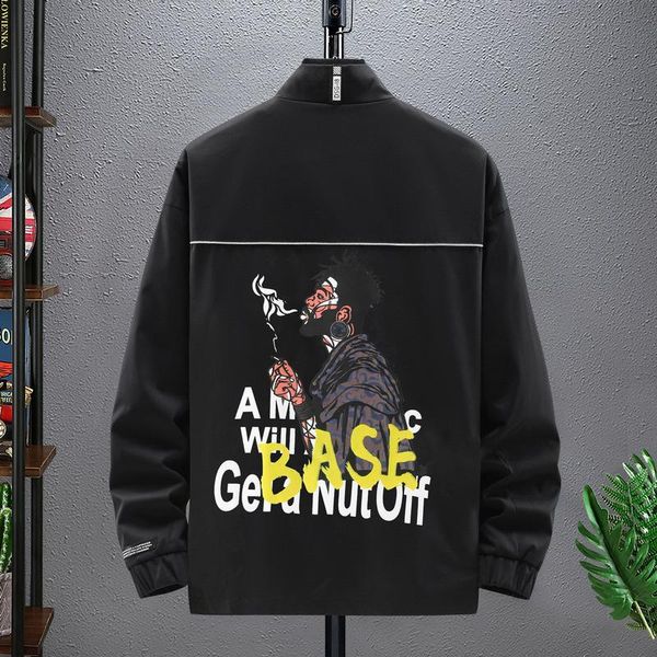 

men's jackets 3xl-10xl plus size mens spring autumn casual fashion bomber jacket men overcoat baseball coat, Black;brown