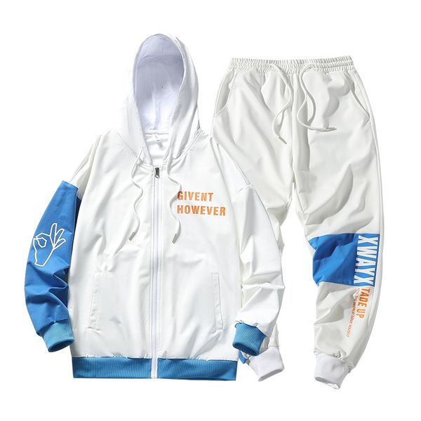 

tracksuits hip hop men's 2pc hoodie jacket abz630 pants, Gray