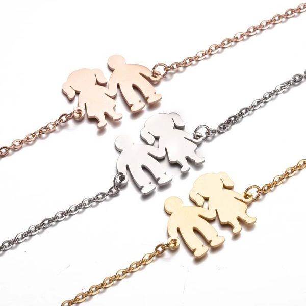 

bracelet for women friendship couple stainless steel adjustable bracelets gifts accessories on hand gold color jewelry charm, Golden;silver