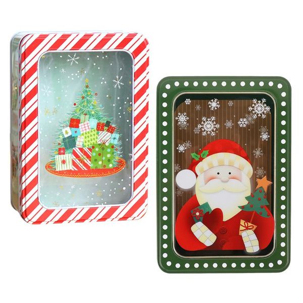 

gift wrap 2pcs candy boxes decorative cases containers tinplate