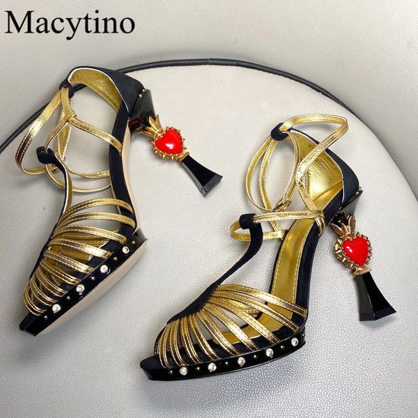 

sandals luxury designer brand gold high heels summer rose flower embellished strappy sandals zm5v, Black