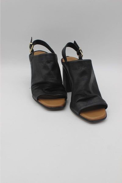 

sandals women's genuine leather comfort, Black