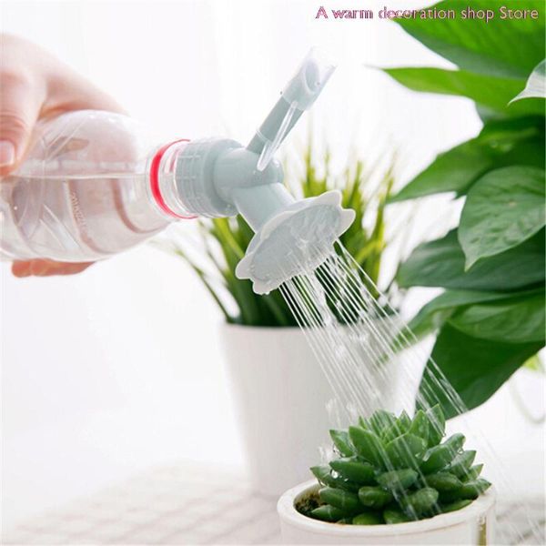 

watering equipments 2in1 plastic sprinkler nozzle for flower waterers bottle portable household potted plant waterer