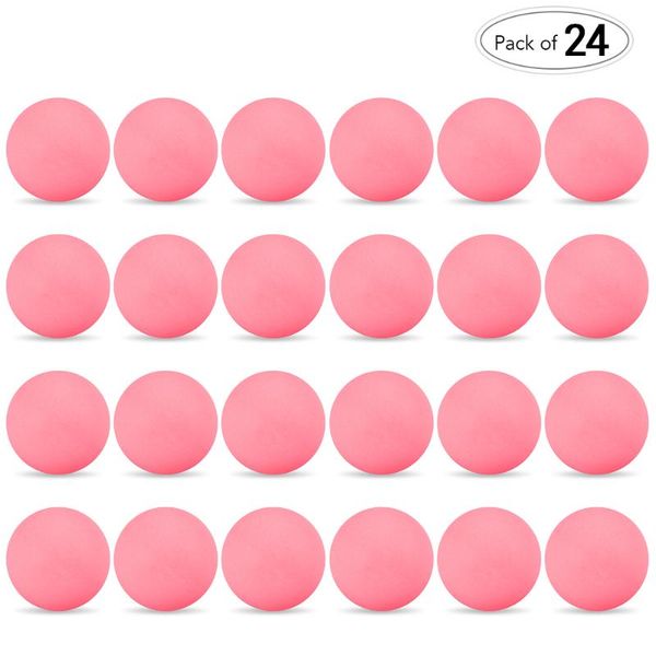 

24pcs/lot 40mm plastic pong balls table tennis training amateur advanced practice