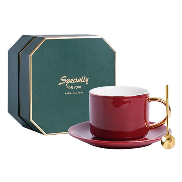

mugs dropship coffee cup european-style small simple dessert saucer nordic teacup ceramic water home afternoon tea set