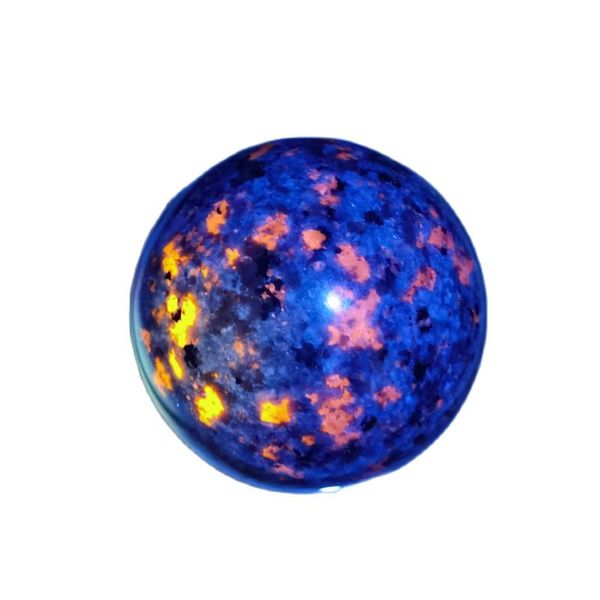 

decorative objects & figurines natural yooperlite ball stone lake superior glowing rock crystal craft home decor birthday gifts