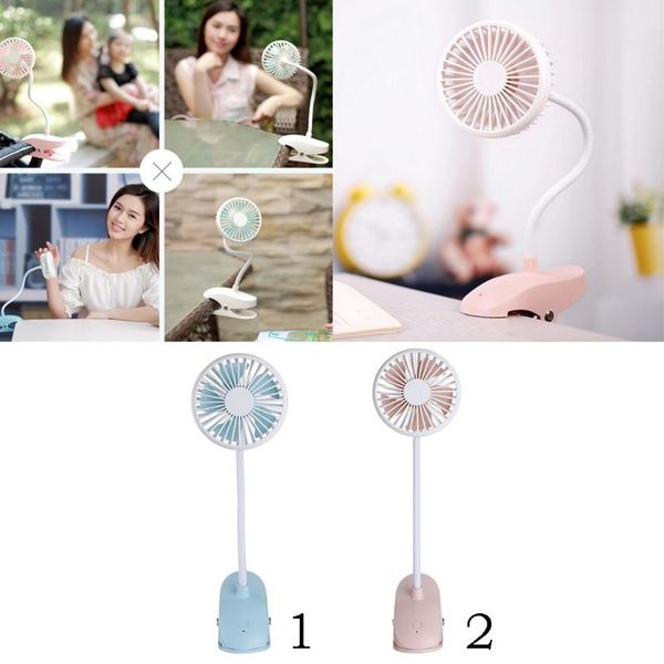 

electric fans summer usb flexible clip-on fan home/office desktable mini personal