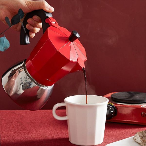 

coffee pots mocha pot aluminum espresso moka stove 3cup / 6cup turkish pour over