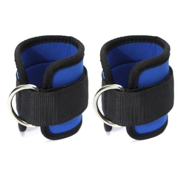 

2pcs ankle weights adjustable leg wrist strap running boxing braclets straps gym accessory zj55 support, Blue;black