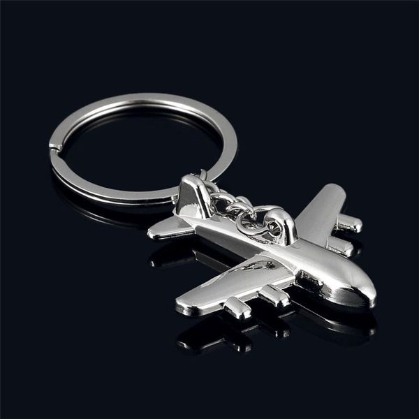 

hooks & rails airline keychain metal naval air crafe fighter model aviation gifts key ring chain plane aircrafe keyring #wt