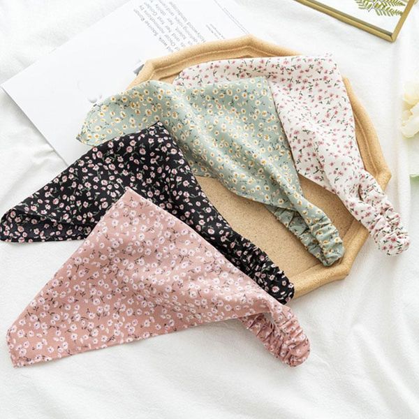 

other event & party supplies floral print triangle hair scarf headband cute turban headwrap head elastic band hairbands women accessories
