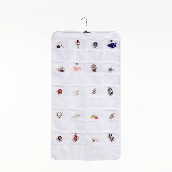 

jewelry ornament hanging storage bag small part jewellery pouch non-woven finishing dust buggy boxes & bins