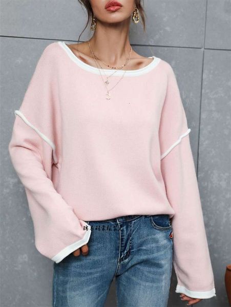 

winter large sweater loose solid color sweater, White;black