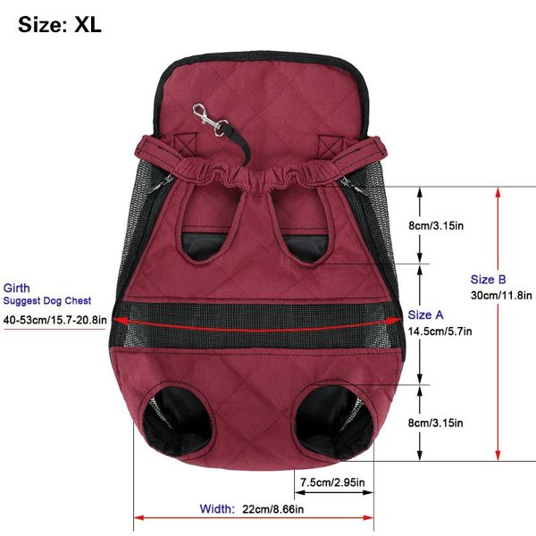 

cat carriers,crates & houses pet carrier bag breathable canvas puppy dog head out front chest backpack for outdoor travel use