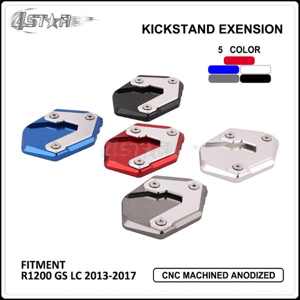 

pedals motorbike kickstand foot side stand extension pad support plate for r1200 gs lc 2013 2014 2021 street bike
