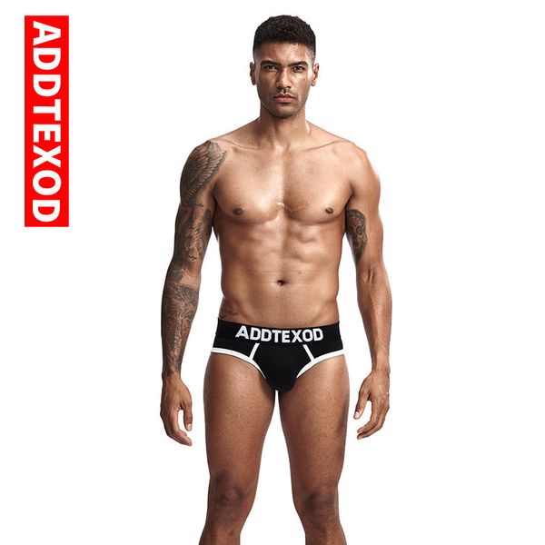 

eussieinq new men's fashion pure cotton briefs, Black;white