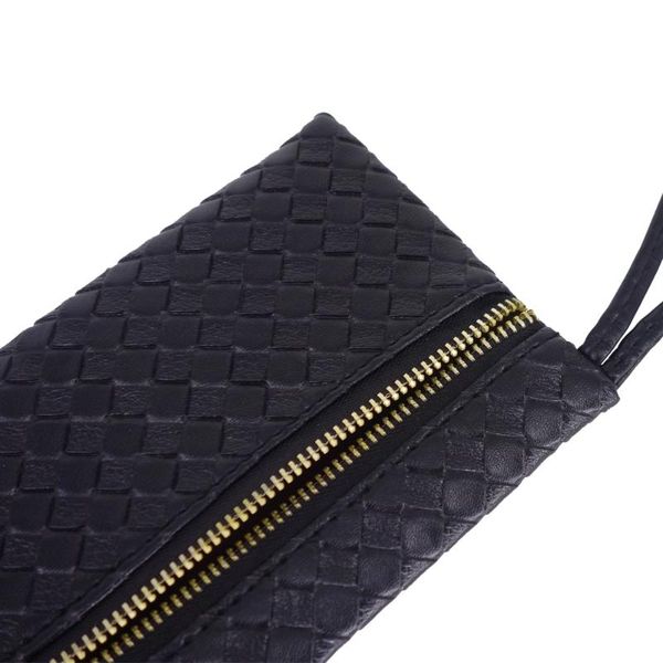 

coin purses fashion leather women bag zipper handbag purse, Red;black
