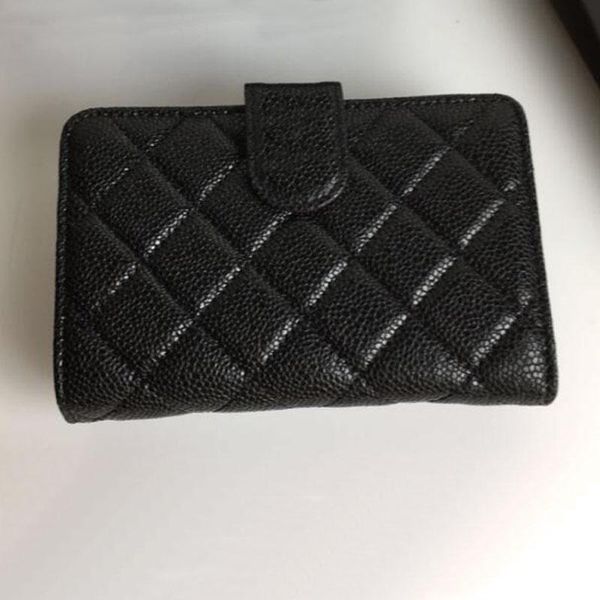 

wallets brand caviar cow leather zipper clutch le purse women men currency les bracelet simple multif money and card bag, Red;black