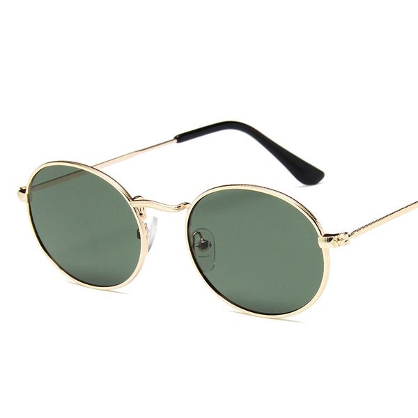 

new sunglasses brand uv400 eyewear metal gold frame sun glasses men women mirror sunglasses polaroid glass lens with box, White;black