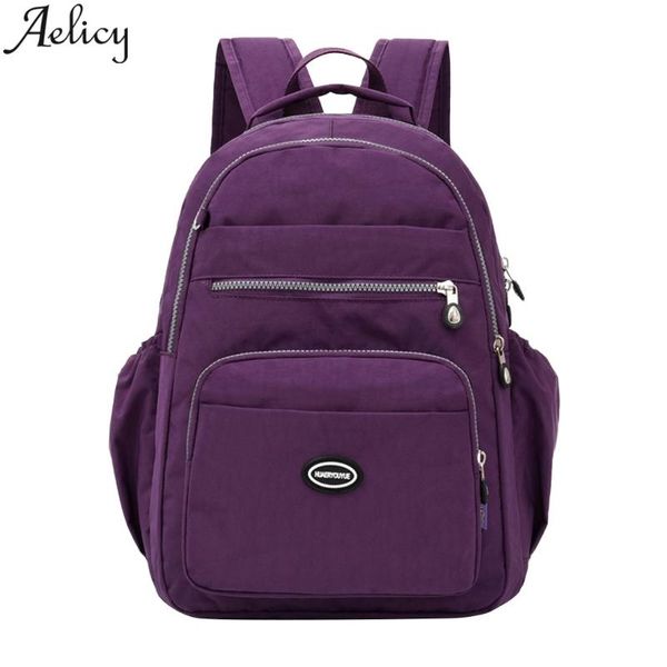 

backpack aelicy 2021 vintage men women nylon backpacks school bags for teenagers boys girls large capacity casual shopping