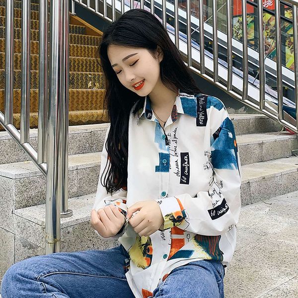 

spring 2021 womens clothing vintage blouses for women boho casual shirt korean fashion blouse pour femme long sleeve shirt, White