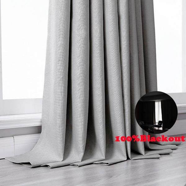 

curtain & drapes modern 100%blackout curtains for living room bedroom window finished blackout 1 panel blinds