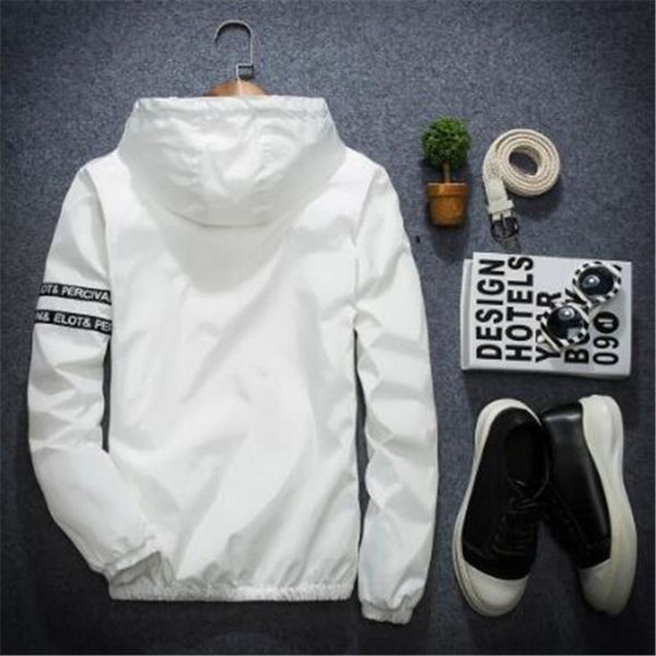 

men's jackets spring autumn men thin army green jacket with hooded slim fit yong boy coat student windbreaker red white black color 5ot, Black;brown
