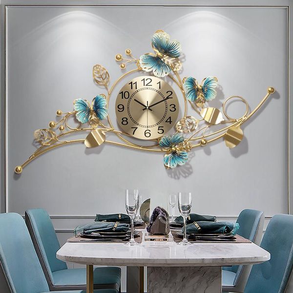 

wall clocks nordic luxury clock living room fashion simple large watch bedroom modern art creative zegar scienny home decor eb5wc