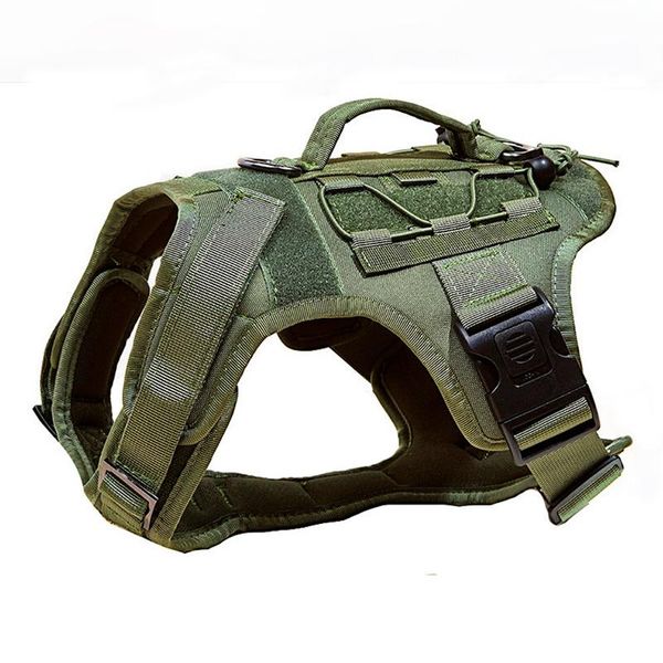 

dog collars & leashes pet explosion proof harness tactical vest chest strap for medium large military training