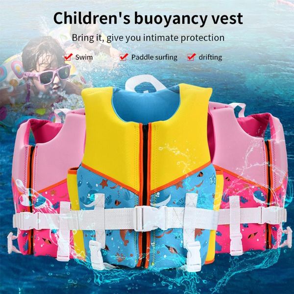 

universal outdoor swimming boating vest baby children survival suit water sports surfing safety high strength kids life jacket & buoy