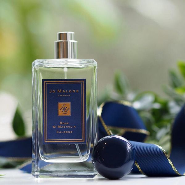 

sales beauty perfume parfum jo malone rose magnolia 100ml blue bottle men cologne with long lasting time fragrance christmas gift