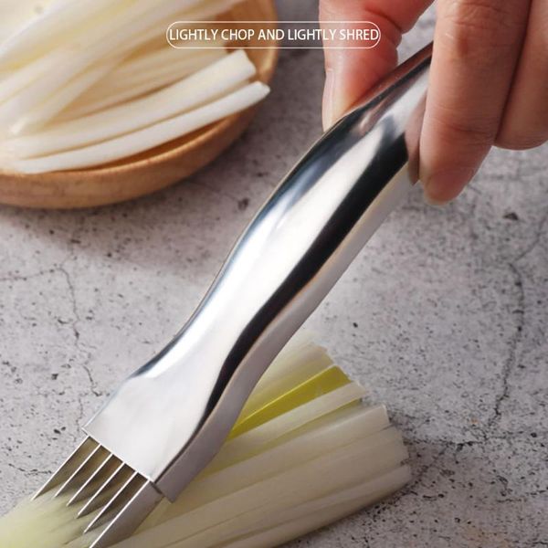 

professional hand tool sets stainless steel chopped green onion kitchen slice cutlery vegetable cutter sharp scallion shred