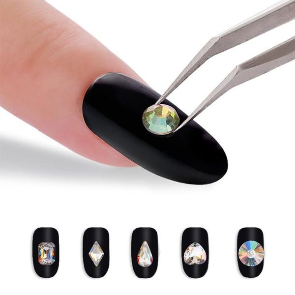 

nail gel 1pc strong tip bond glue adhesive for false acrylic art natural glitter rhinestones diamantes jewels gems tools, Red;pink