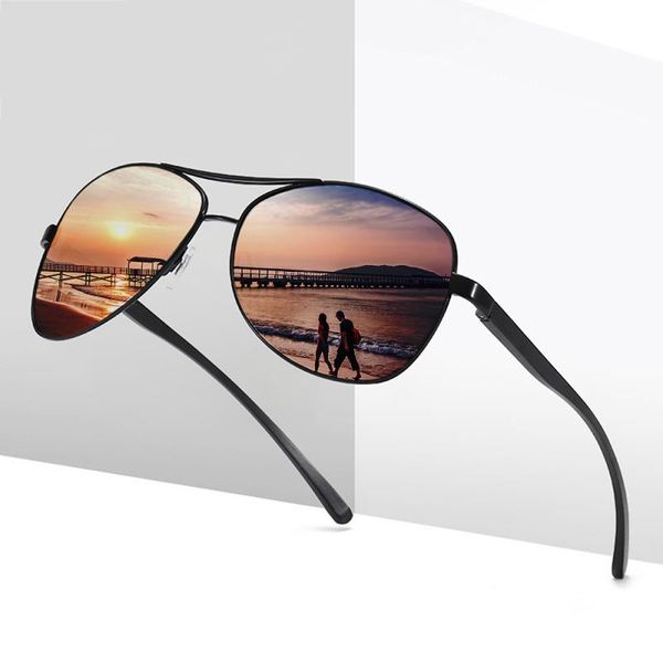 

sunglasses wu/men vintage aluminum polarized classic brand sun glasses coating lens driving eyewear for men/women, White;black