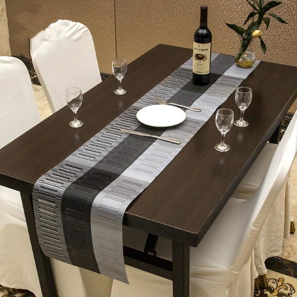 

mats & pads 30 * 180cm european style table and flag el western mat thermal insulation bamboo placemat dining decor