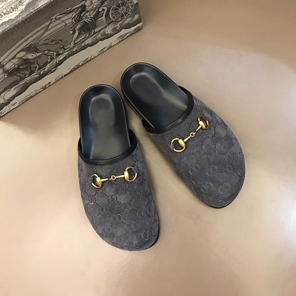 

2021ss selling mule waterfront men slide sandals designer shoes luxury slide summer fashion wide flat slippery thick sandals slipper flip fl, Black