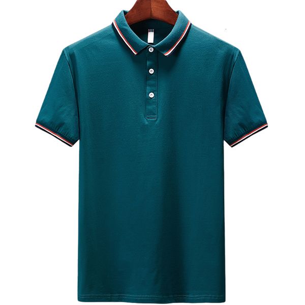 

t shirt aican 2021 summer classic solid shirts for men short sleeve breathable cotton loose polo t shirt plus size 8xl, White;black