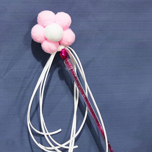 

cat wand toys interactive pom tassels teasers pet stick teasing chase toy legendog