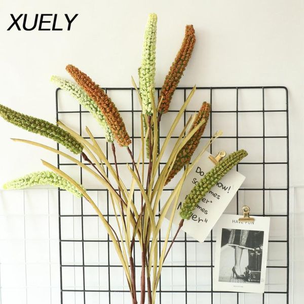 

decorative flowers & wreaths 3 branches foam artificial plants family wedding decorations study balcony dining table diy pography background