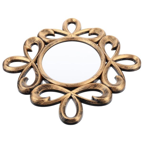 

mirrors 3pcs european style wall mirror retro round hanging home decoration