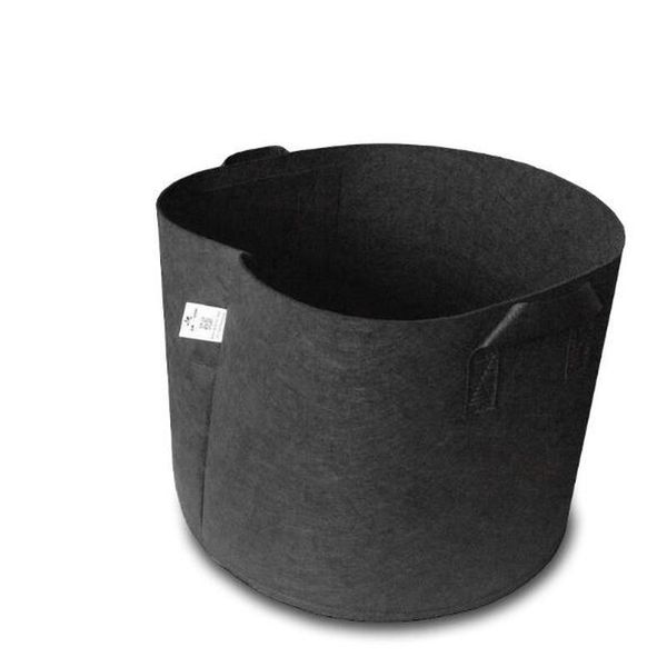 

planters & pots 1/2/3/5/7/10 gallon black plants growing bag round vegetable flower nursery planting pot aeration root container garden tool