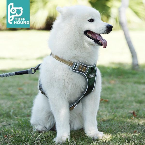 

dog collars & leashes adjustable pet harness soft breathable no pull walk vest canvas for small medium puppy pets products k9